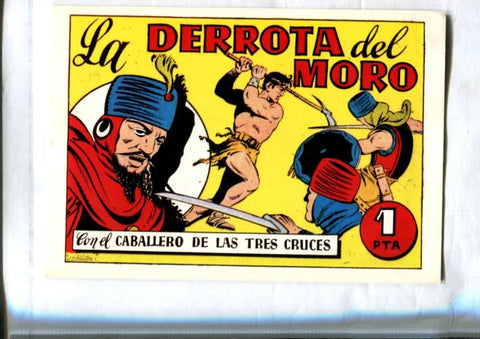 Facsimil: El Caballero de las Tres Cruces numero 17: La derrota del moro