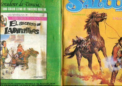 El comic del oeste Saloon numero 5 (numerado 2 en trasera)