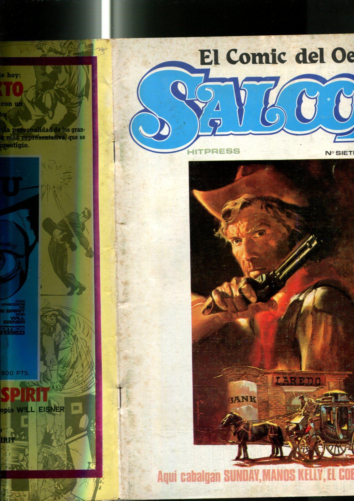 El comic del Oeste Saloon numero 7 (numerado 3 en trasera)