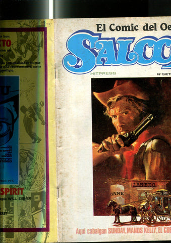 El comic del Oeste Saloon numero 7 (numerado 3 en trasera)