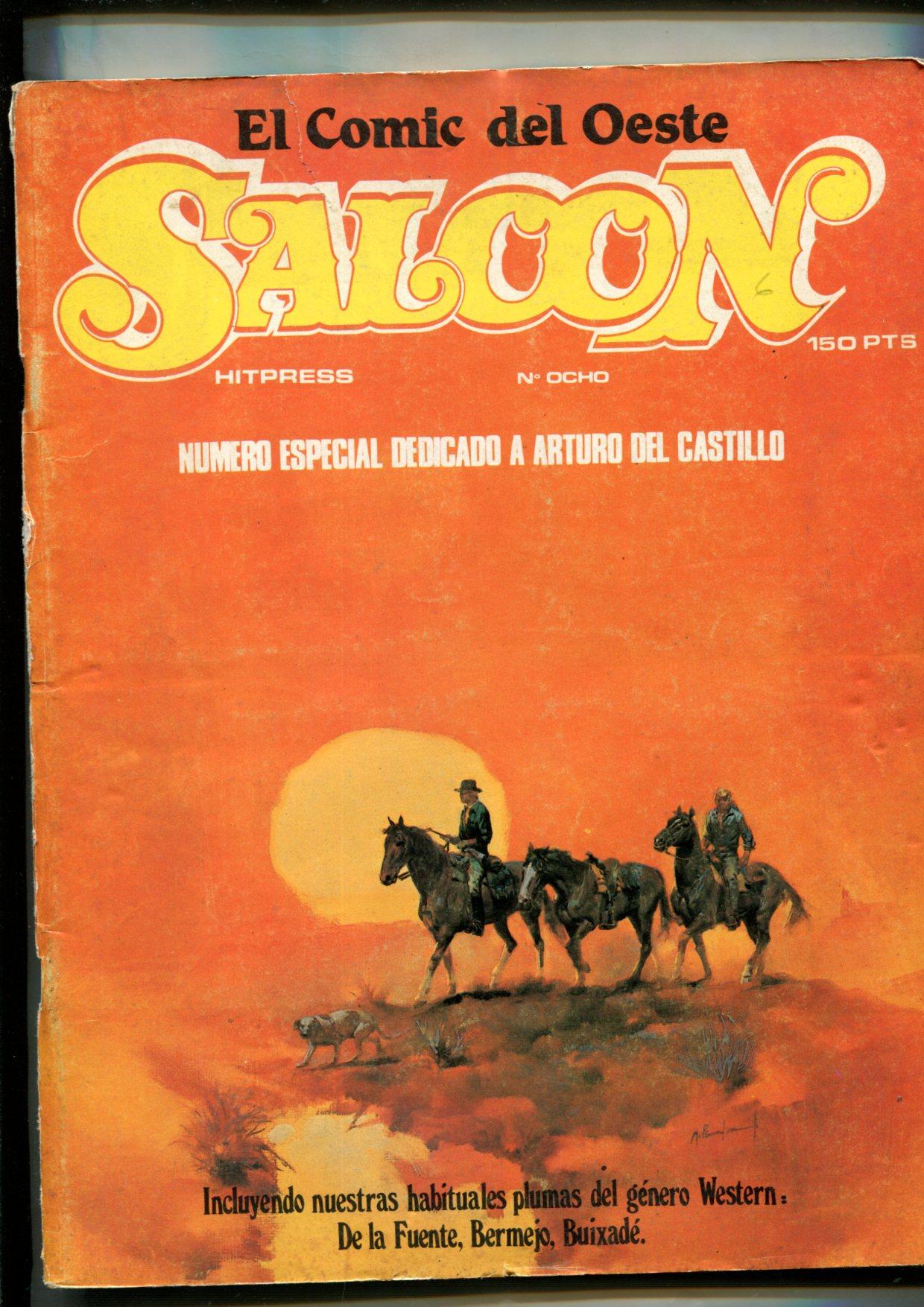 El comic del Oeste Saloon numero 8: (numerado 1 en trasera): especial Arturo del Castillo