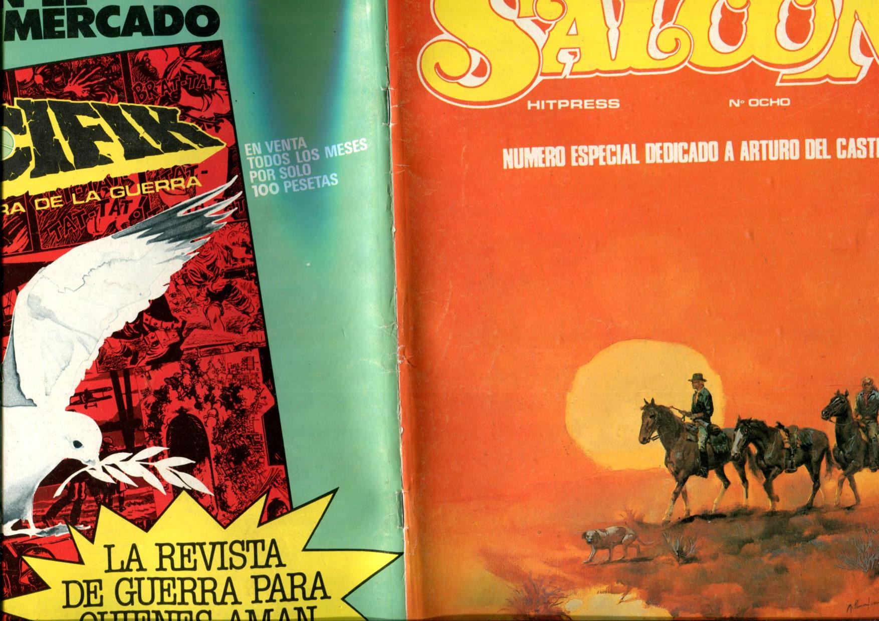 El comic del Oeste Saloon numero 8: (numerado 2 en trasera): especial Arturo del Castillo