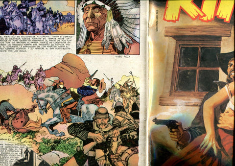 Los mejores comics del Oeste Kirk numero 02 ( numerado 1 en trasera)
