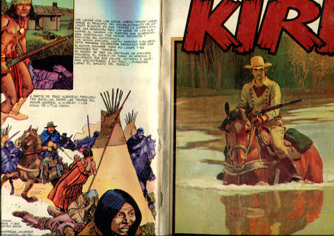 Los mejores comics del Oeste Kirk numero 01 (numerado 1 en trasera)