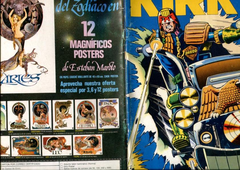El comic de aventuras Kirk numero 08 (numerado 2 en trasera)