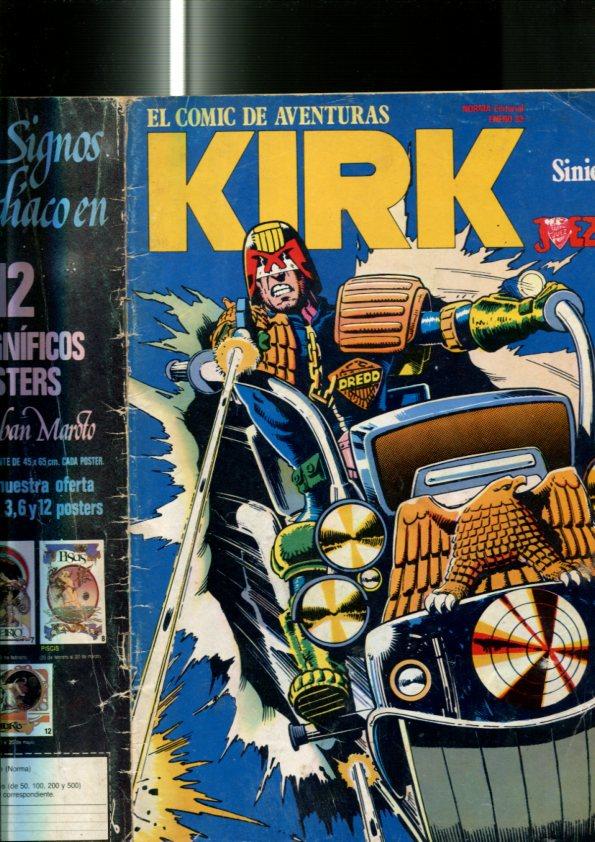 El comic de aventuras Kirk numero 08 (numerado 3 en trasera)