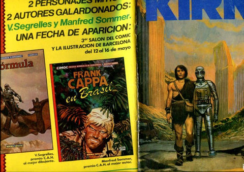 El comic de aventuras Kirk numero 11 (numerado 2 en trasera)