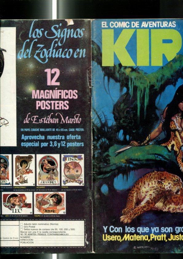 El comic de aventuras Kirk numero 14 (numerado 3 en trasera)