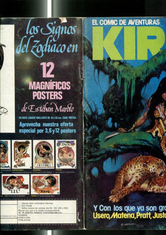 El comic de aventuras Kirk numero 14 (numerado 3 en trasera)