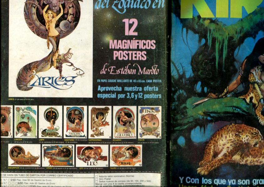 El comic de aventuras Kirk numero 14 (numerado 4 en trasera)