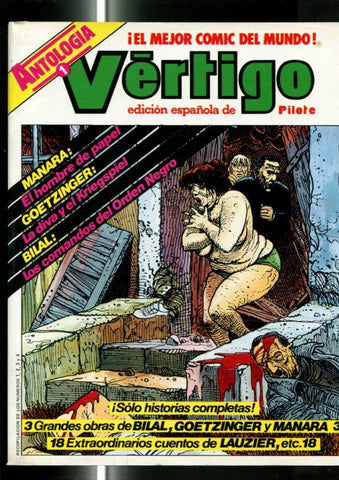 Antologia Vertigo de Nueva Frontera numero 1 con los numeros 1 al 4
