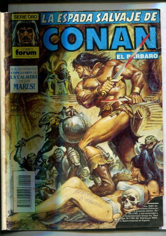 La espada salvaje de conan primera edicion numero 129 (numerado 1 en trasera): Muerte en una tierra desconocida