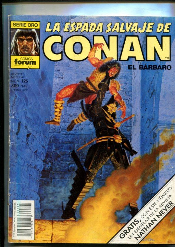 La espada salvaje de conan primera edicion numero 125: El horror que llego del pasado