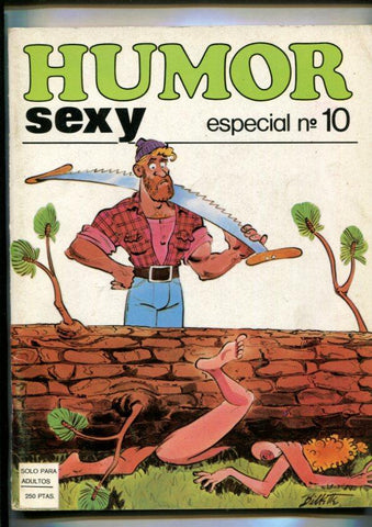 Humor Sexy numero 10: portada con Leñador