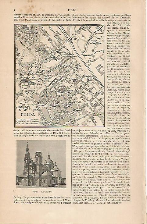 LAMINA ESPASA 24722: Plano de Fulda