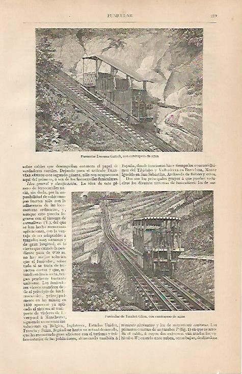 LAMINA ESPASA 24739: Funicular Lucerna -Gutsch