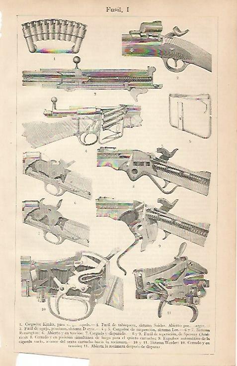 LAMINA ESPASA 24754: Fusil