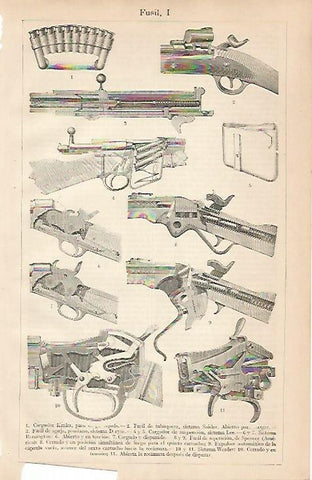 LAMINA ESPASA 24754: Fusil