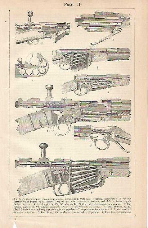 LAMINA ESPASA 24755: Tipos de fusil
