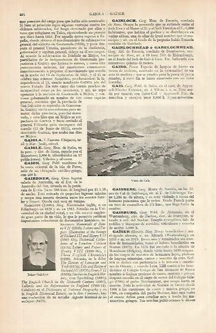 LAMINA ESPASA 24785: Vista de Gais en Suiza