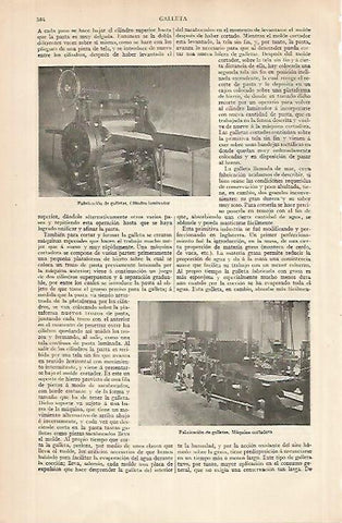 LAMINA ESPASA 24825: Fabricacion de galletas