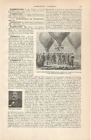 LAMINA ESPASA 24839: Gambetta en Paris