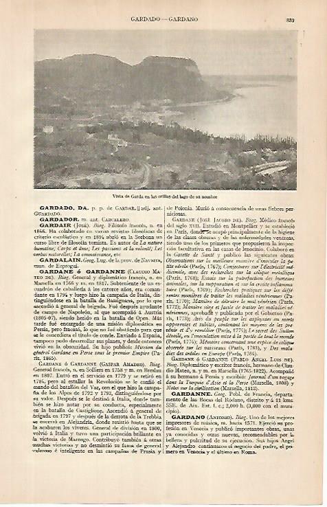 LAMINA ESPASA 24876: Vista de Garda