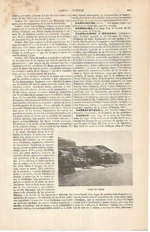 LAMINA ESPASA 24885: Costas del Garraf