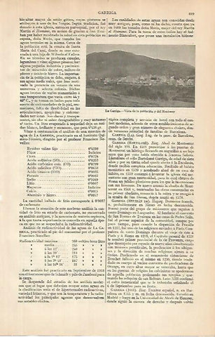 LAMINA ESPASA 24888: Vista de La Garriga y del Montseny