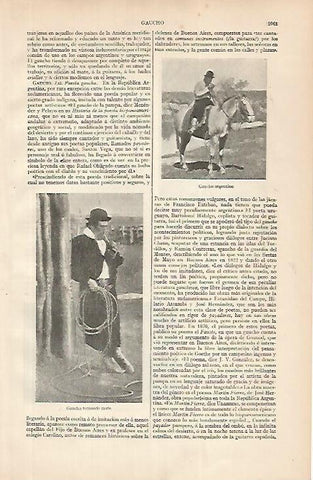 LAMINA ESPASA 24908: Gauchos de Argentina