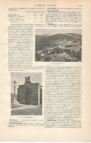 LAMINA ESPASA 24913: Vista de Gava Barcelona