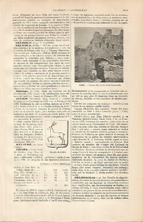LAMINA ESPASA 24925: Castillo de Dentellada en Gelida Barcelona