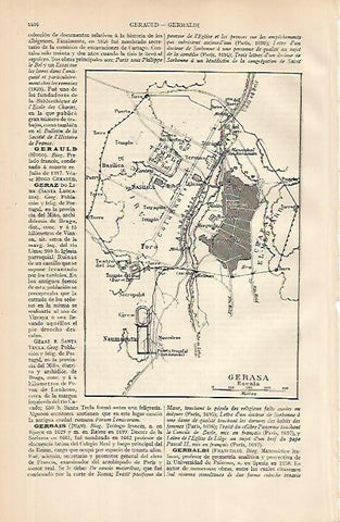 LAMINA ESPASA 24946: Plano de Gerasa