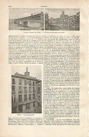 LAMINA ESPASA 24955: Puente sobre el Ter y el rio Onyar en Girona