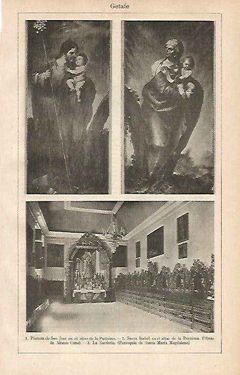 LAMINA ESPASA 24974: Parroquia de Santa Maria Magdalena en Getafe