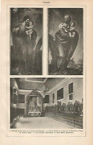 LAMINA ESPASA 24974: Parroquia de Santa Maria Magdalena en Getafe