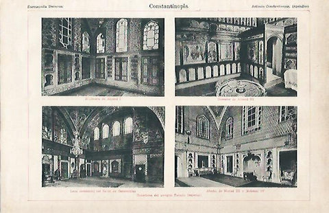 LAMINA ESPASA 25015: Palacio Imperial de Constantinopla (actual Estambul)