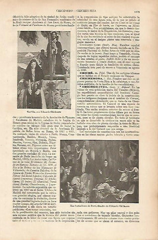 LAMINA ESPASA 25091: Castilla por Eduardo Chicharro