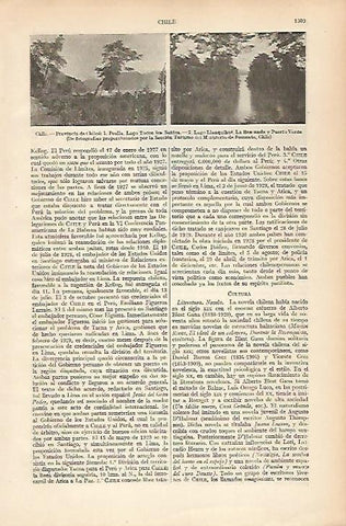 LAMINA ESPASA 25106: Provincias de Chile