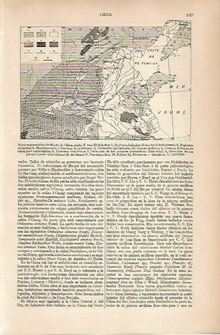 LAMINA ESPASA 25113: Mapa del Norte de China
