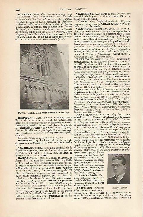 LAMINA ESPASA 25122: Torre derribada de Santiago en Daroca