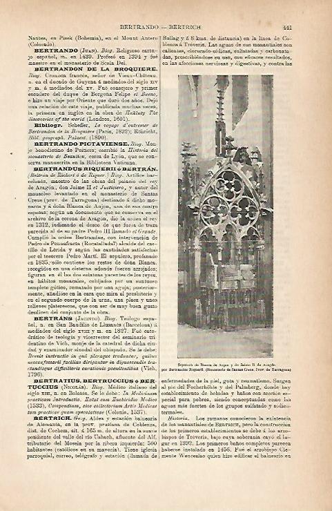 LAMINA ESPASA 25200: Sepulcro de Blanca de Anjou 