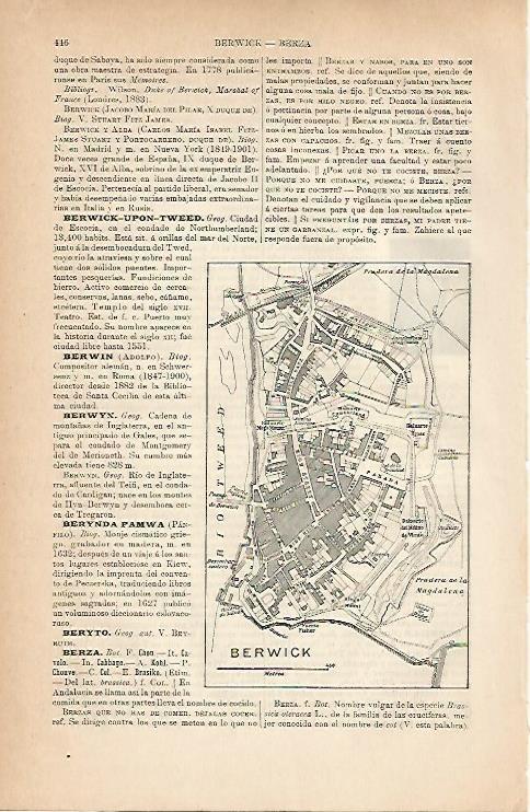 LAMINA ESPASA 25201: Plano de Berwick