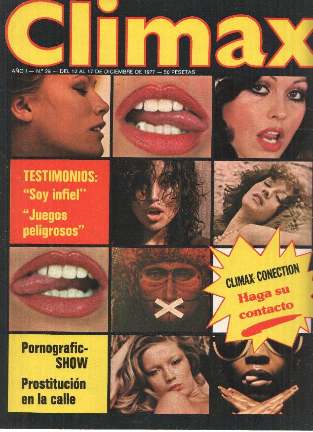 Revista: CLIMAX, Numero 29: ALESSANDRO RICCI, a pelo (Lominsa 1977)