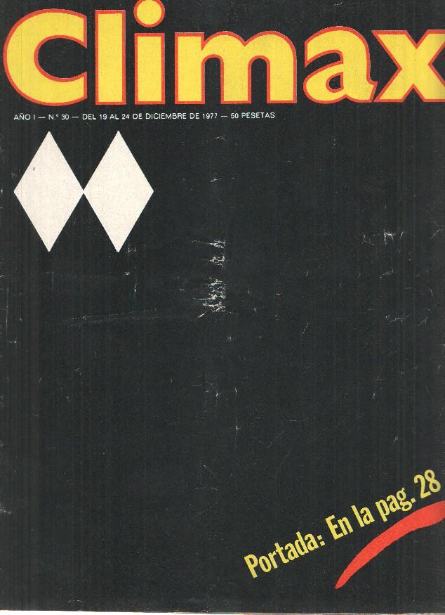Revista: CLIMAX, Numero 30: La otra SARA MONTIEL (Lominsa 1977)