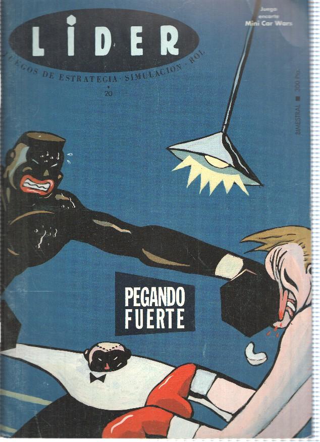 Revista Bimestral: LIDER, Numero 20: Pegando Fuerte (Ediludic, Diciembre 1990) 