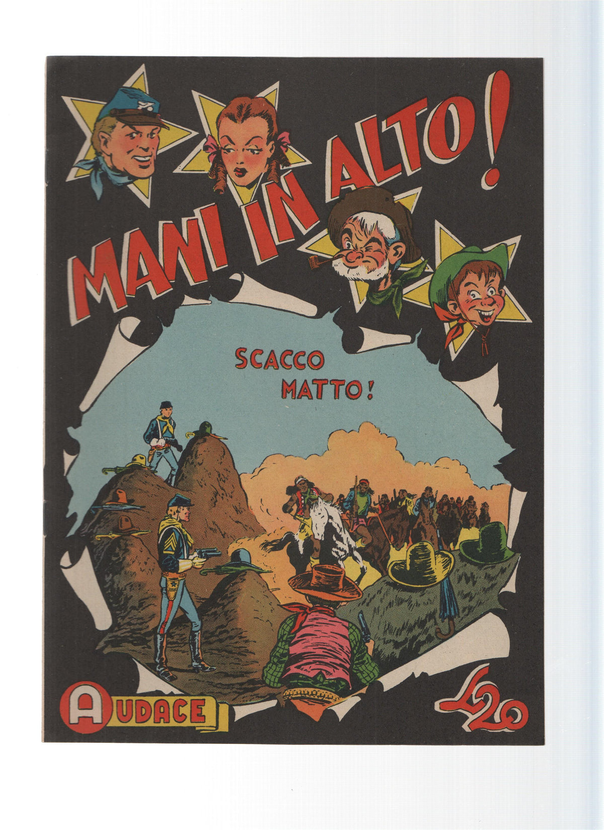 AUDACE, Serie MANI IN ALTO, Numero 29: Scacco Matto! (Audace 1975)