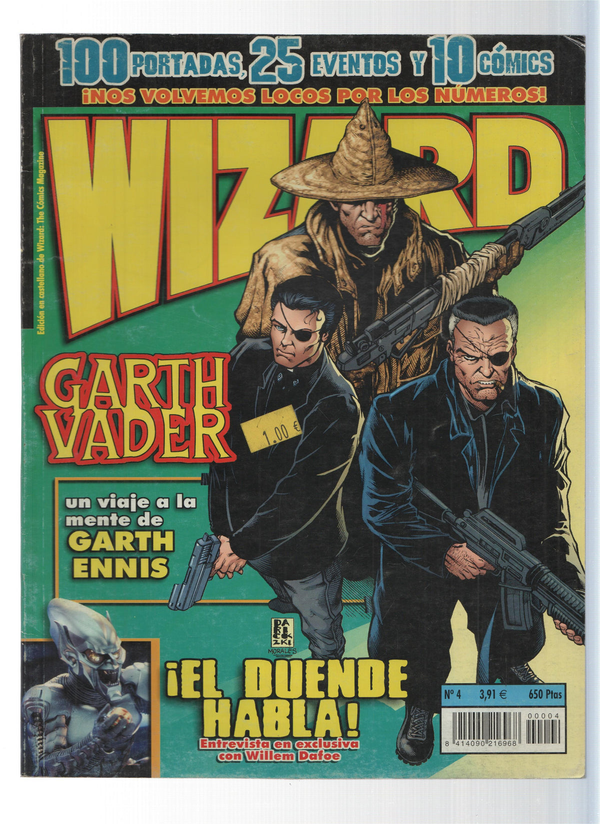 Revista: WIZARD, La revista de Comics, Numero 04: Entrevista con Willem Dafoe (4 de Junio 2002)