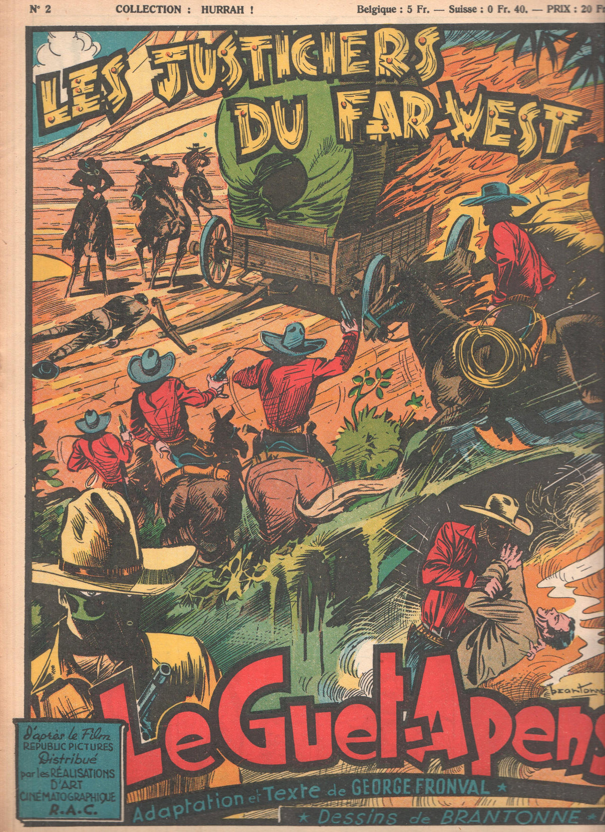 Collection HURRAH!, Numero 02: LES JUSTICIERS du FAR WEST - Le Guet-Apens (1949)