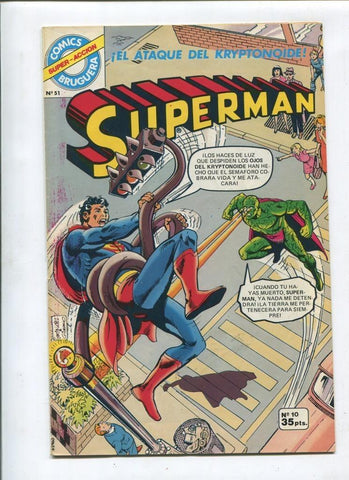 Comics Bruguera Superman numero 10: El ataque de Kryptonoide